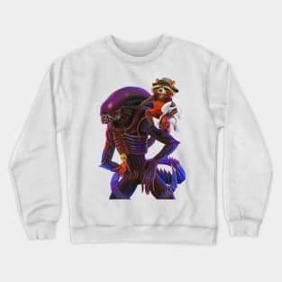 Xenomorph and Rocket Crewneck Sweatshirt